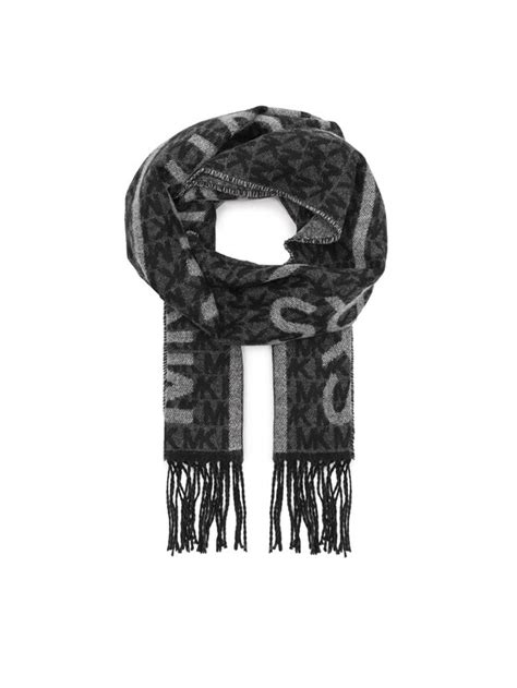 michael kors schal schwarz weiss